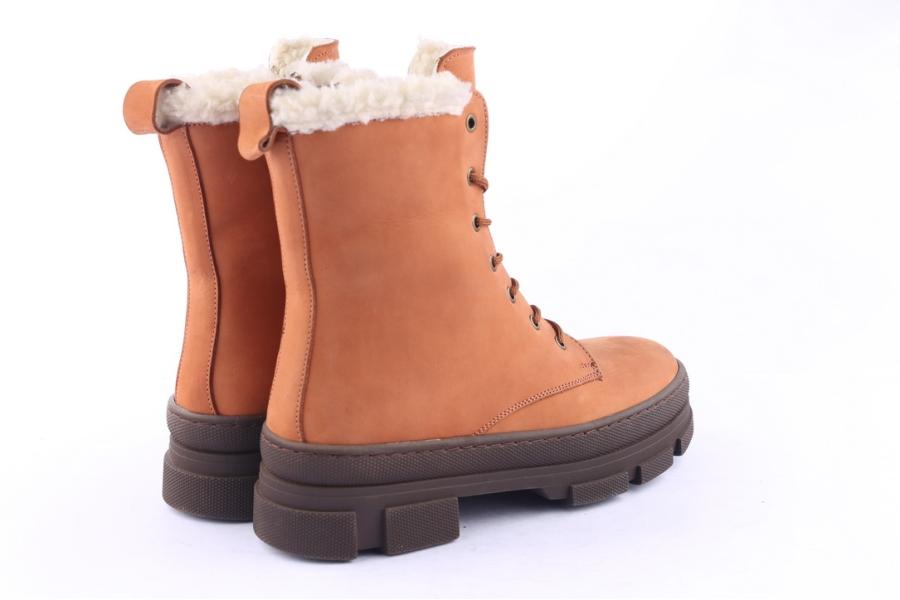 D.moro Shoes Women Nubuck Leather Ankle Boots For Winter: SEUL2 Tan (Wholesale)