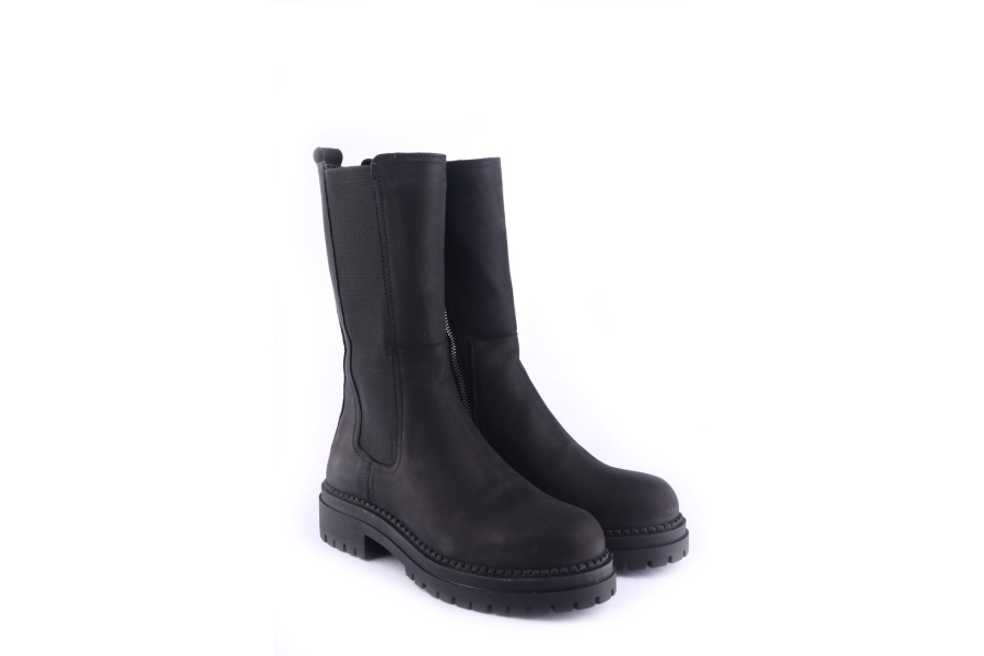 D.moro Shoes Women Nubuck Leather BOOTS For Winter: 476B Black (Wholesale)