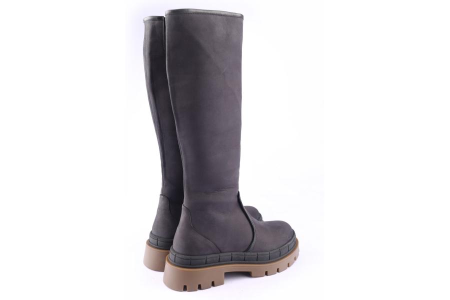 D.moro Shoes Women Nubuck Leather BOOTS For Winter: 559E Black (Wholesale)
