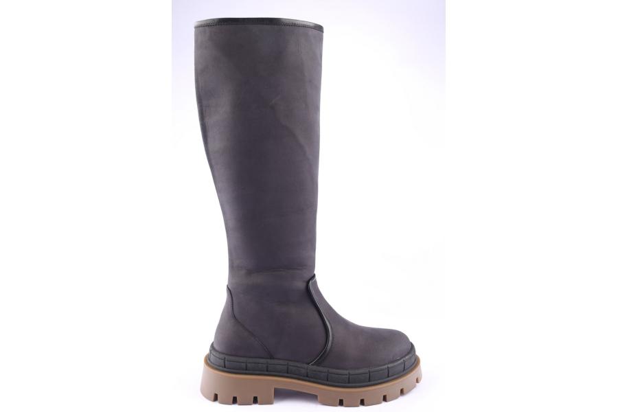 d.moro shoes Women nubuck leather BOOTS for Winter: 559E Black (Wholesale)