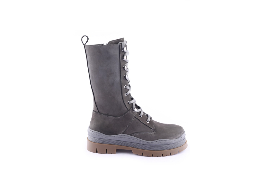 d.moro shoes Women nubuck leather BOOTS for Winter: 564C Grey (Wholesale)