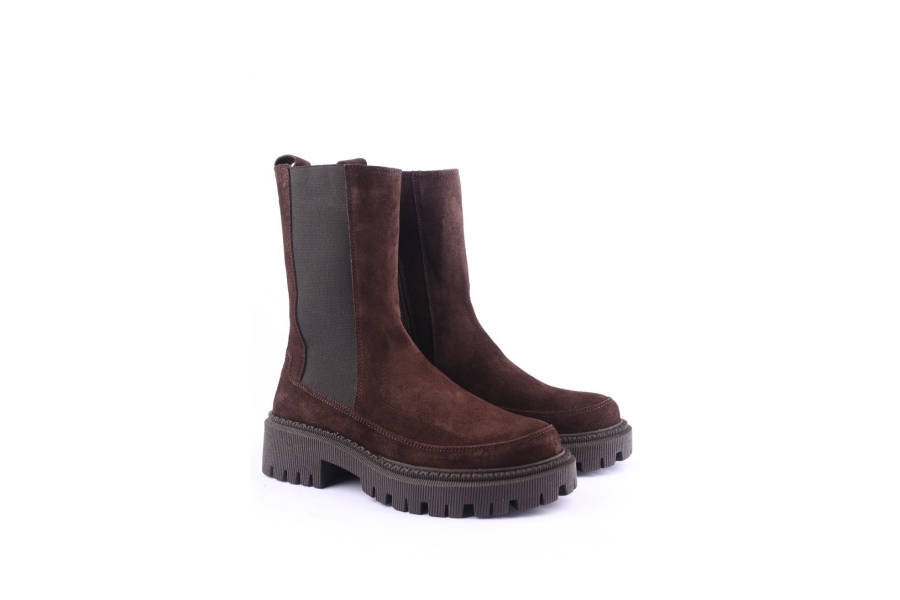 D.moro Shoes Women Nubuck Leather BOOTS For Winter: 657C Brown (Wholesale)