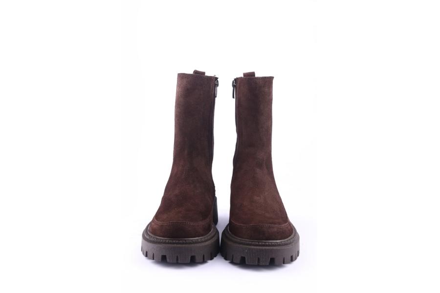 D.moro Shoes Women Nubuck Leather BOOTS For Winter: 657C Brown (Wholesale)