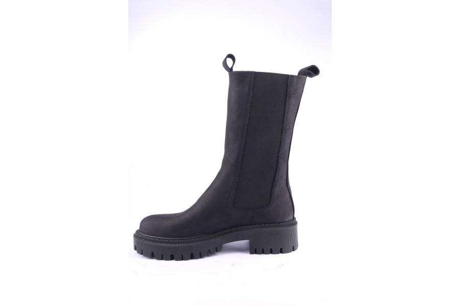 D.moro Shoes Women Nubuck Leather BOOTS For Winter: 657G Black (Wholesale)