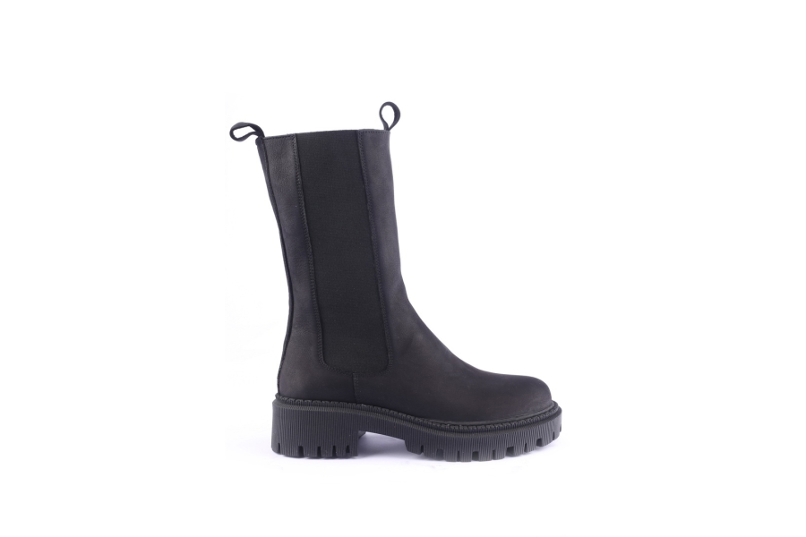 d.moro shoes Women nubuck leather BOOTS for Winter: 657G Black (Wholesale)
