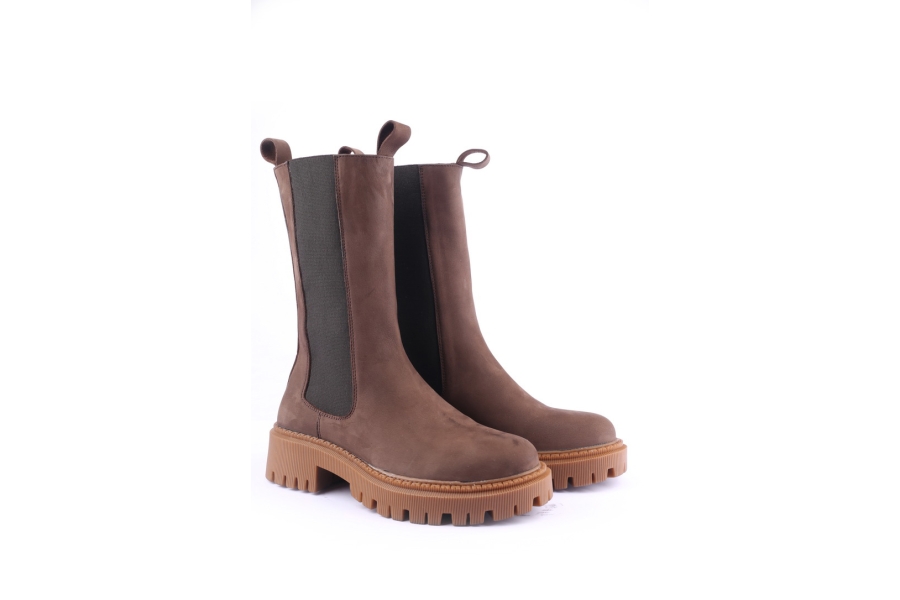 D.moro Shoes Women Nubuck Leather BOOTS For Winter: 657G Brown (Wholesale)