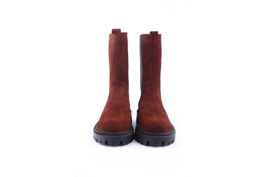 D.moro Shoes Women Nubuck Leather BOOTS For Winter: 657G Brown (Wholesale)