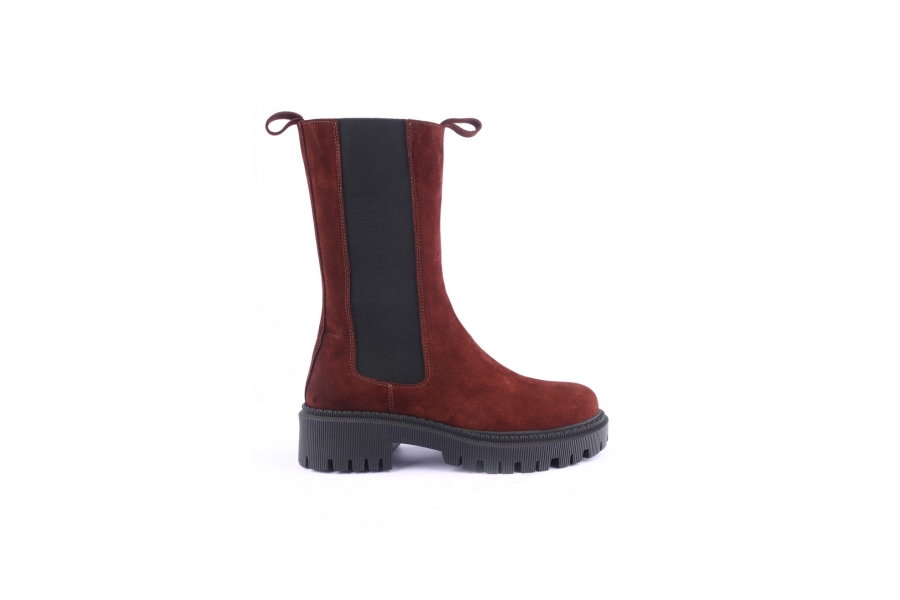 d.moro shoes Women nubuck leather BOOTS for Winter: 657G Brown (Wholesale)