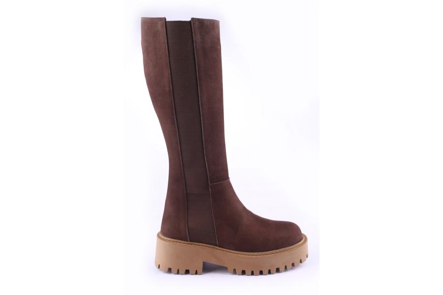 d.moro shoes Women nubuck leather BOOTS for Winter: 755 Brown (Wholesale)