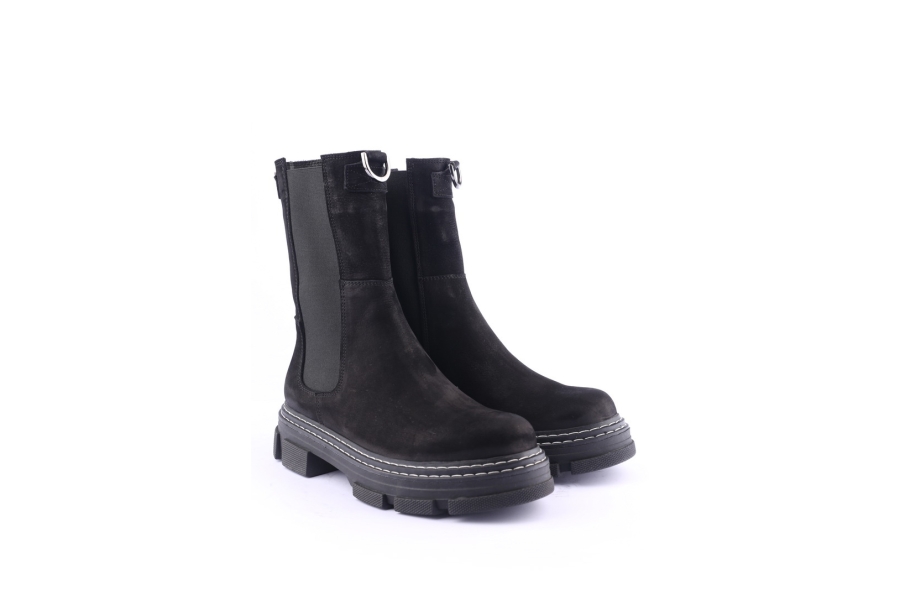 D.moro Shoes Women Nubuck Leather BOOTS For Winter: 9804 Black (Wholesale)