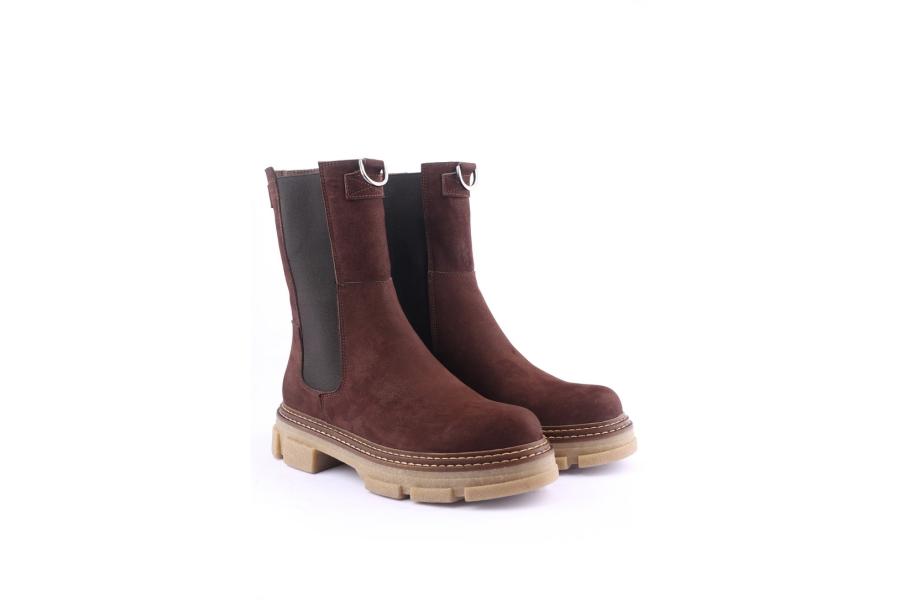 D.moro Shoes Women Nubuck Leather BOOTS For Winter: 9804 Brown (Wholesale)