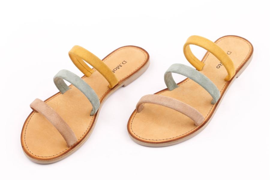d.moro shoes Women Nubuck leather Slippers for summer: MORO-18 Mix Color Nubuck leather (Wholesale)