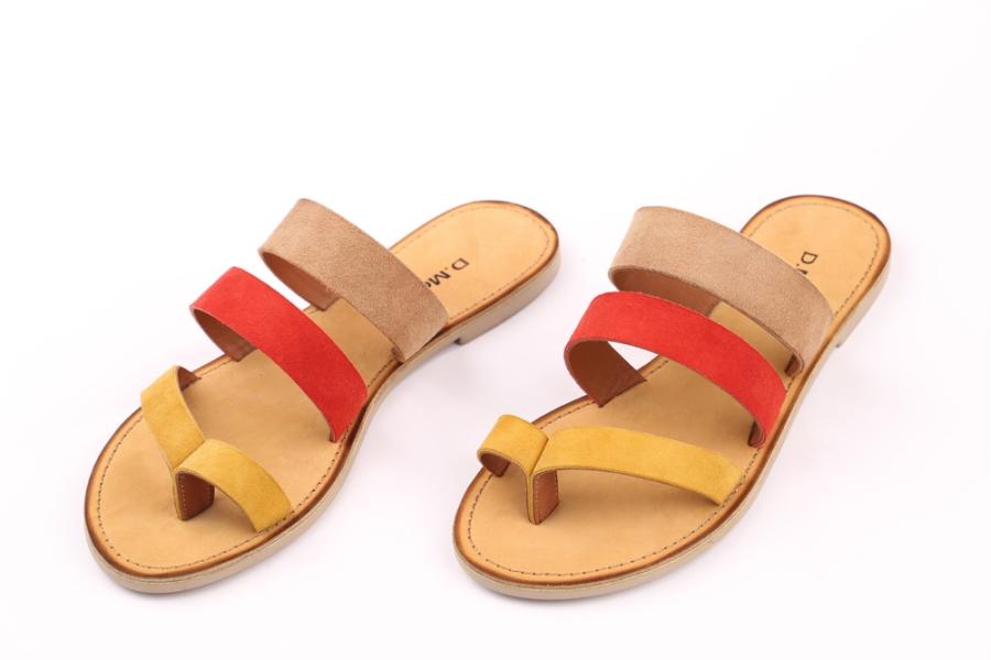 d.moro shoes Women Nubuck leather Slippers for summer: MORO-19 Mix Color Nubuck leather (Wholesale)