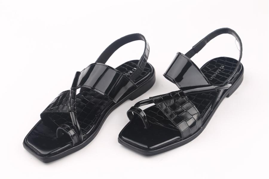 d.moro shoes Women Patent leather Sandals for summer: COSS-6 Black Patent leather (Wholesale)