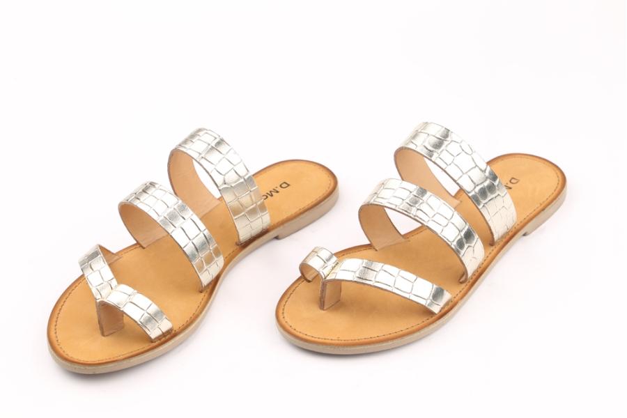 d.moro shoes Women Patent leather Slippers for summer: MORO-19 Gold Patent leather (Wholesale)