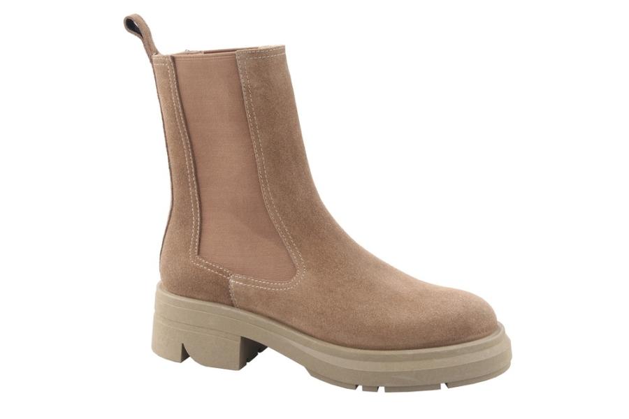 d.moro shoes Women Suede Leather Ankle Boots for Winter: 1028-20 Mink (Wholesale)