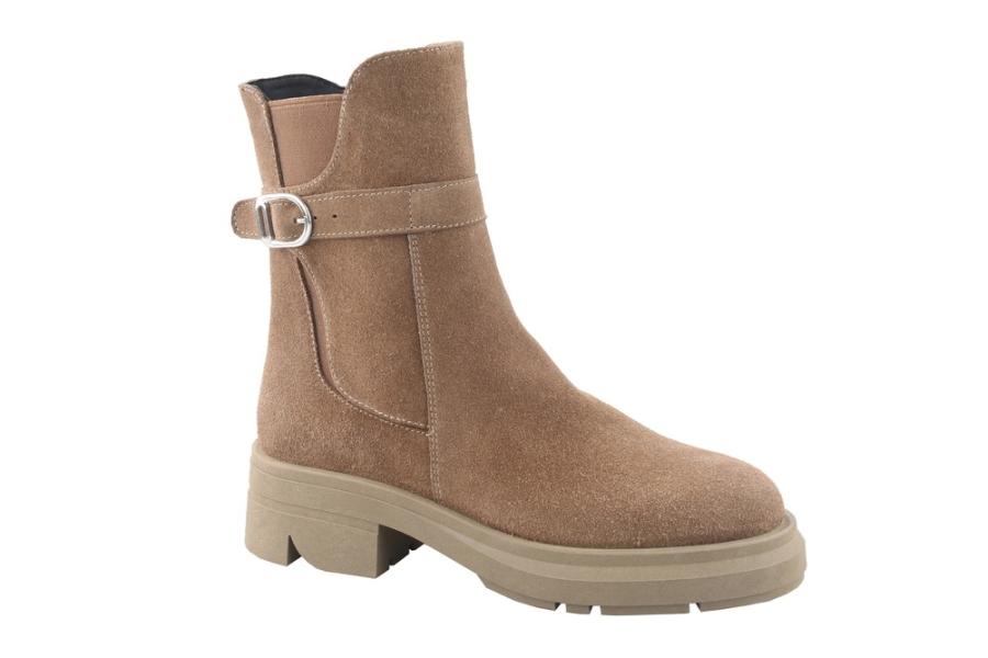 d.moro shoes Women Suede Leather Ankle Boots for Winter: 1028-22 Mink (Wholesale)