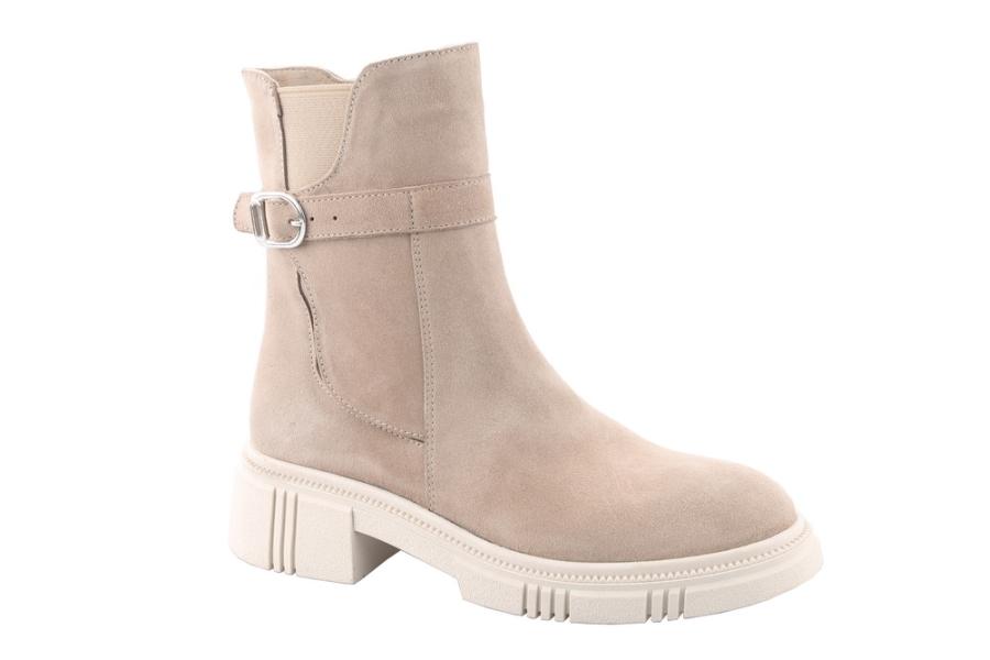 d.moro shoes Women Suede Leather Ankle Boots for Winter: 1028-22 Beige (Wholesale)