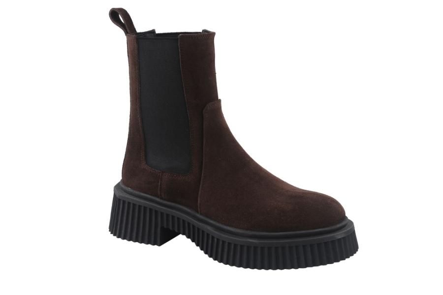 d.moro shoes Women Suede Leather Ankle Boots for Winter: 1029-20 Brown (Wholesale)