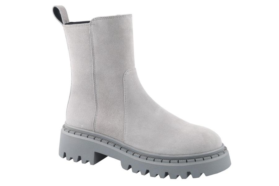 d.moro shoes Women Suede Leather Ankle Boots for Winter: 1029-22 Grey (Wholesale)