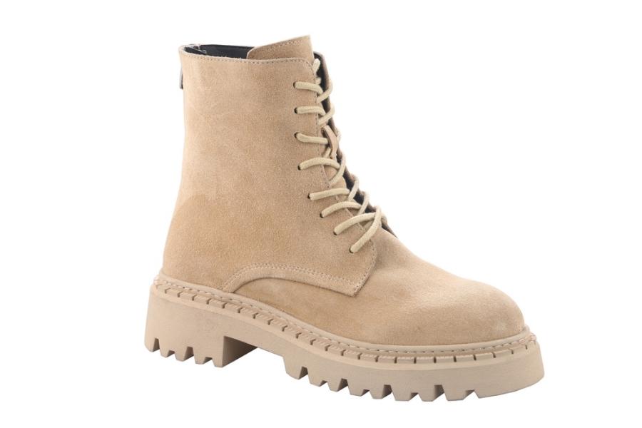 d.moro shoes Women Suede Leather Ankle Boots for Winter: 1029-23 Camel (Wholesale)