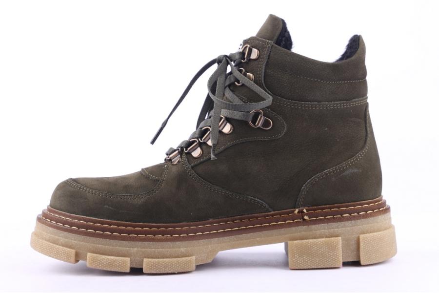 D.moro Shoes Women Suede Leather Ankle Boots For Winter: 20612 Khaki (Wholesale)