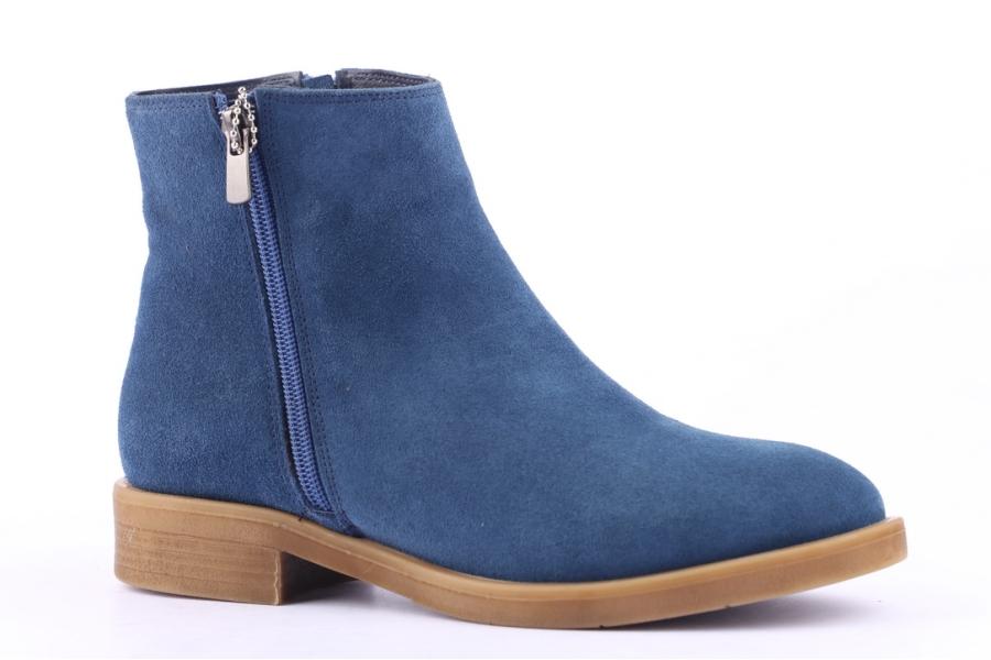 D.moro Shoes Women Suede Leather Ankle Boots For Winter: 214 Blue (Wholesale)