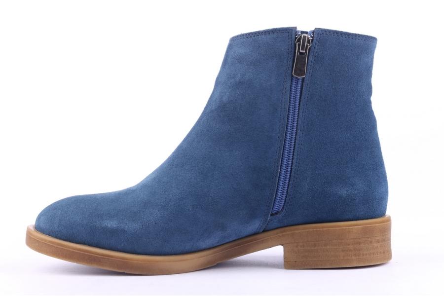 D.moro Shoes Women Suede Leather Ankle Boots For Winter: 214 Blue (Wholesale)