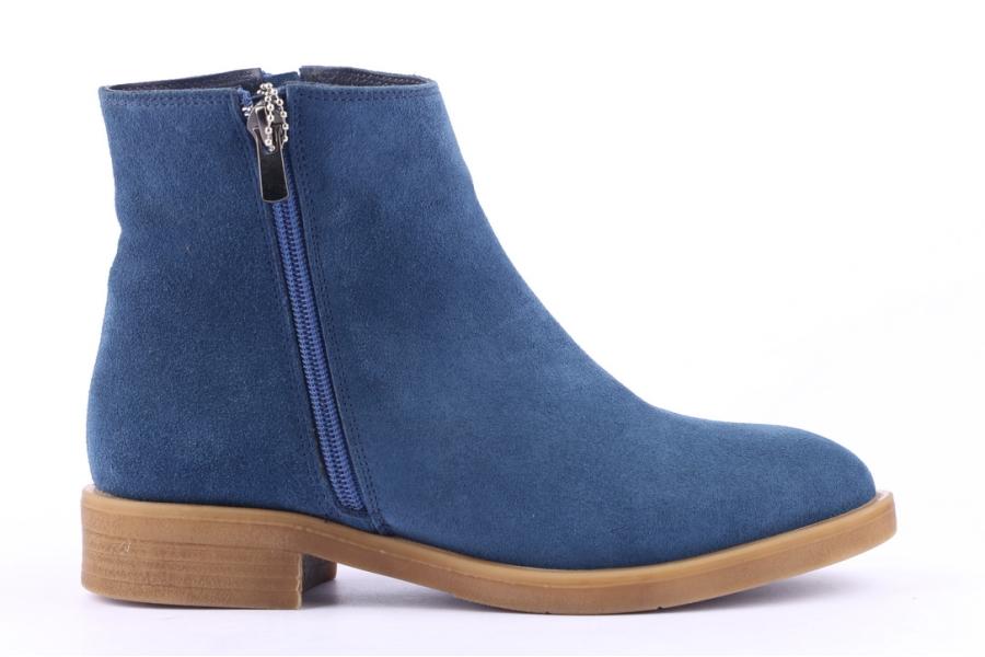 d.moro shoes Women Suede Leather Ankle Boots for Winter: 214 Blue (Wholesale)