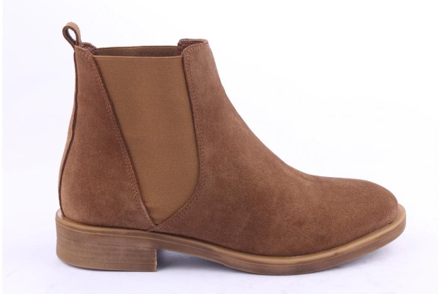 d.moro shoes Women Suede Leather Ankle Boots for Winter: 216 Tan (Wholesale)