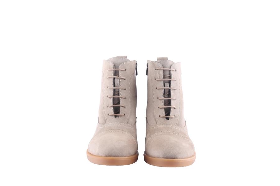 D.moro Shoes Women Suede Leather Ankle Boots For Winter: 217 Beige (Wholesale)