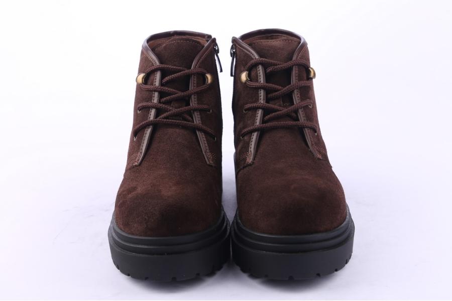 D.moro Shoes Women Suede Leather Ankle Boots For Winter: 252D Brown (Wholesale)
