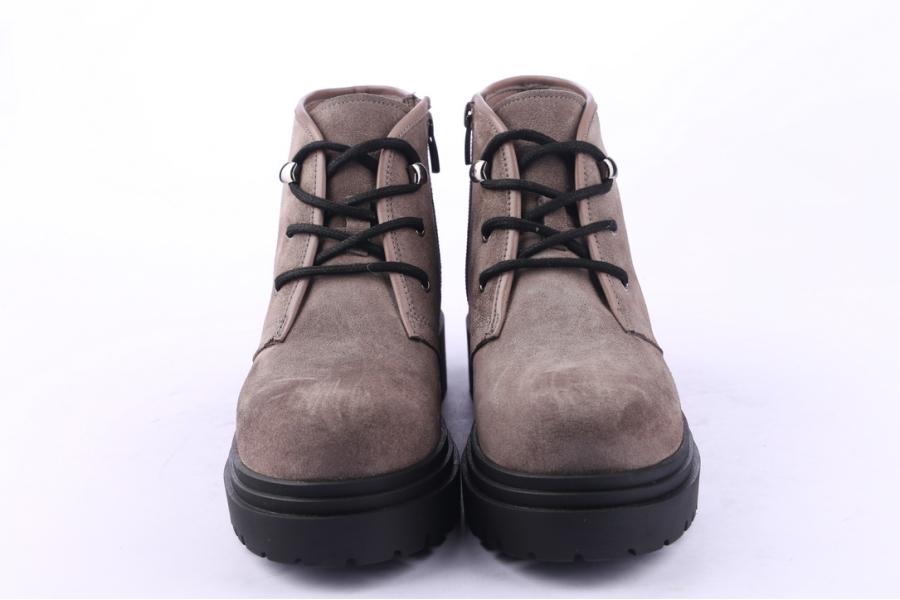 D.moro Shoes Women Suede Leather Ankle Boots For Winter: 252D Grey (Wholesale)