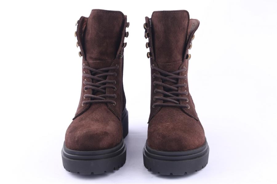 D.moro Shoes Women Suede Leather Ankle Boots For Winter: 252G Brown (Wholesale)