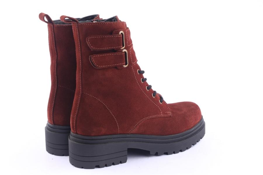 D.moro Shoes Women Suede Leather Ankle Boots For Winter: 252J Brown (Wholesale)