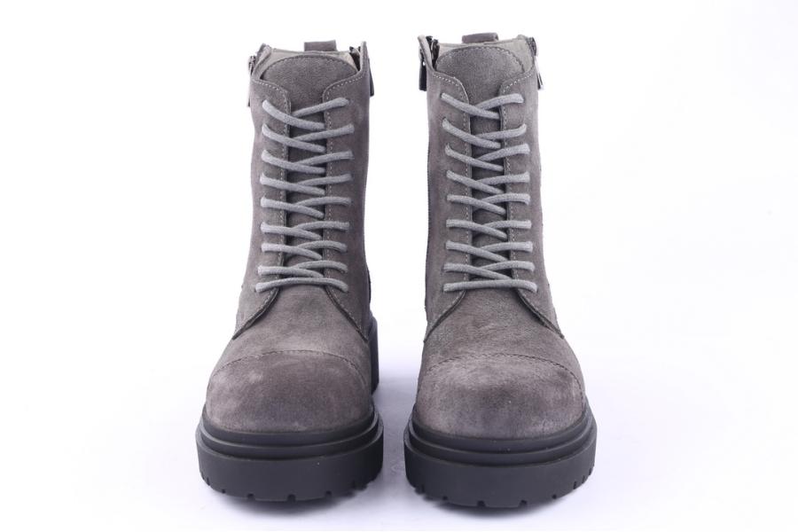D.moro Shoes Women Suede Leather Ankle Boots For Winter: 252L Grey (Wholesale)