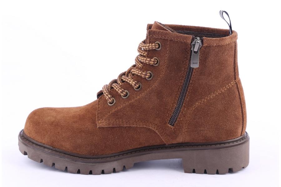 D.moro Shoes Women Suede Leather Ankle Boots For Winter: 318 Brown (Wholesale)