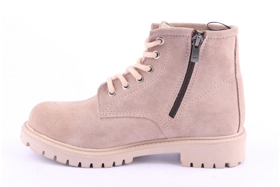 D.moro Shoes Women Suede Leather Ankle Boots For Winter: 318 Powder (Wholesale)