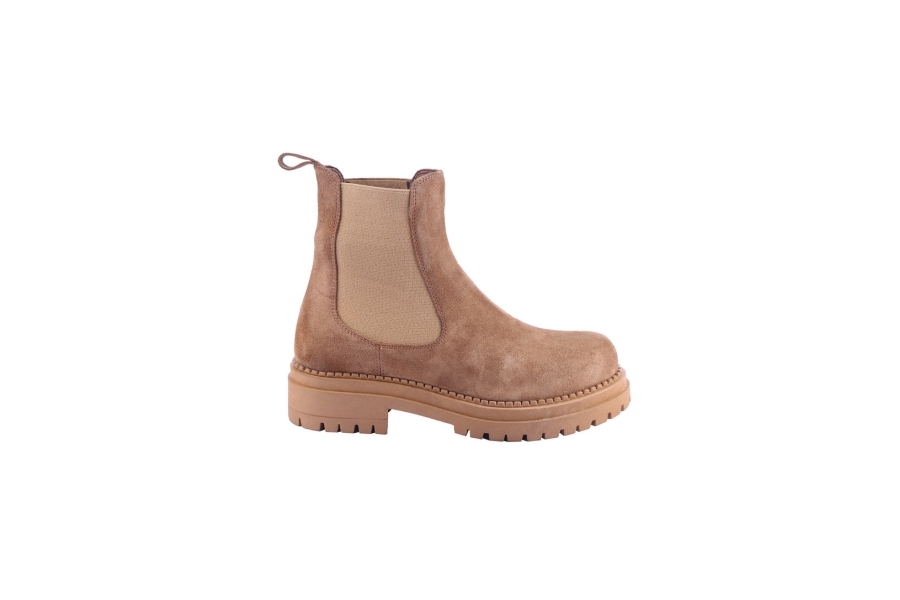 d.moro shoes Women Suede Leather Ankle Boots for Winter: 476A Tan (Wholesale)