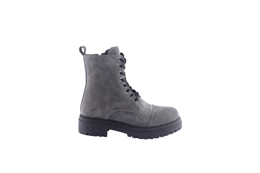 d.moro shoes Women Suede Leather Ankle Boots for Winter: 476C Grey (Wholesale)