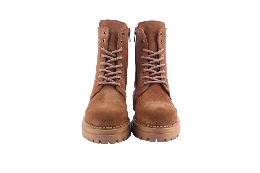 D.moro Shoes Women Suede Leather Ankle Boots For Winter: 476C Tan (Wholesale)