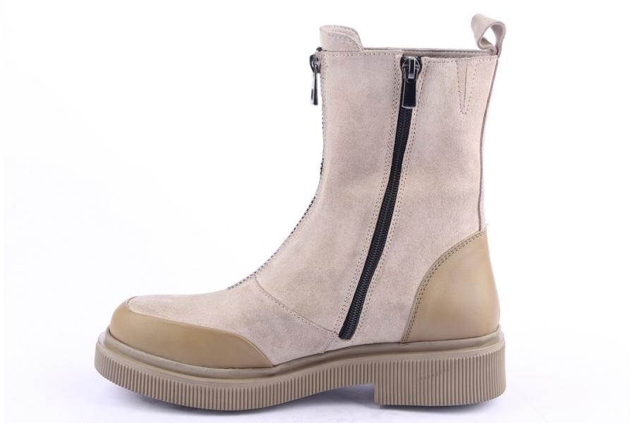 D.moro Shoes Women Suede Leather Ankle Boots For Winter: 506A Beige (Wholesale)