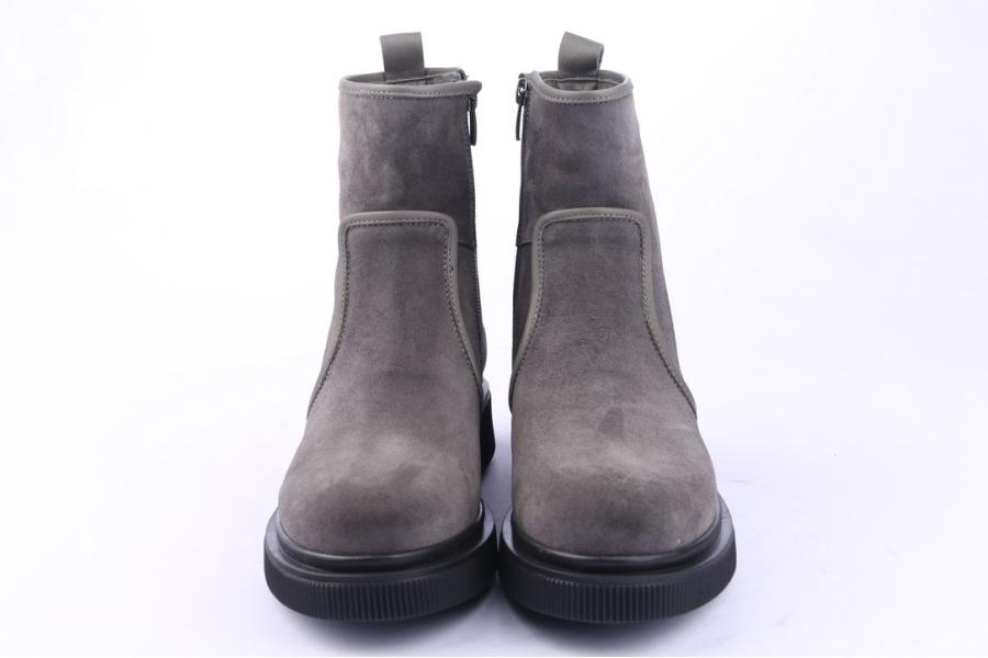 D.moro Shoes Women Suede Leather Ankle Boots For Winter: 506C Grey (Wholesale)