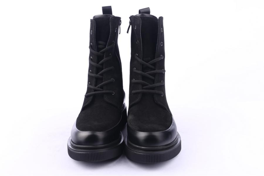 D.moro Shoes Women Suede Leather Ankle Boots For Winter: 506D Black (Wholesale)