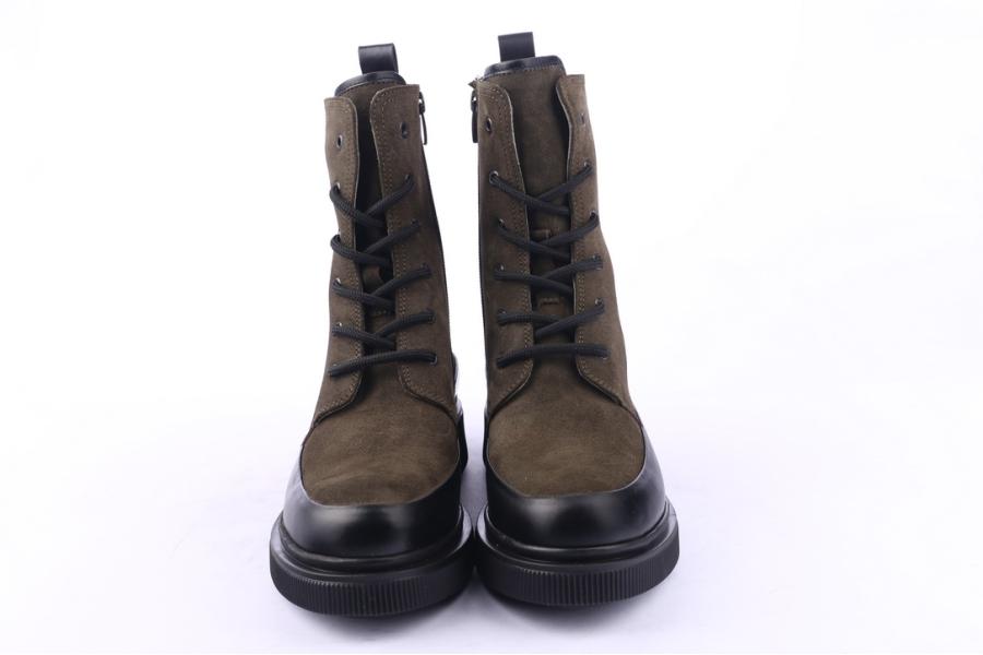 D.moro Shoes Women Suede Leather Ankle Boots For Winter: 506D Khaki (Wholesale)