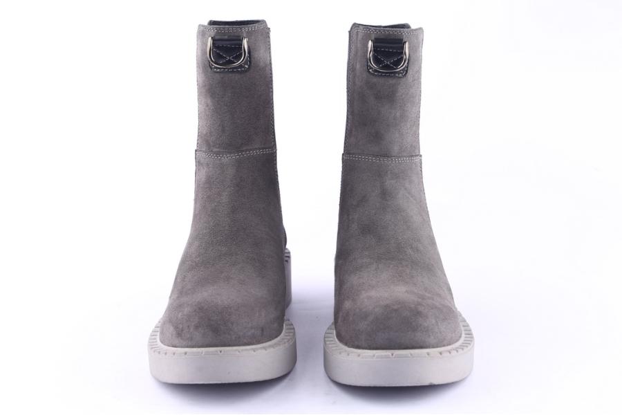 D.moro Shoes Women Suede Leather Ankle Boots For Winter: 519B Grey (Wholesale)