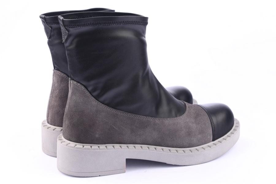 D.moro Shoes Women Suede Leather Ankle Boots For Winter: 519G Black (Wholesale)