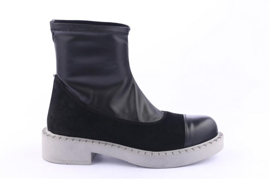 d.moro shoes Women Suede Leather Ankle Boots for Winter: 519G Black (Wholesale)