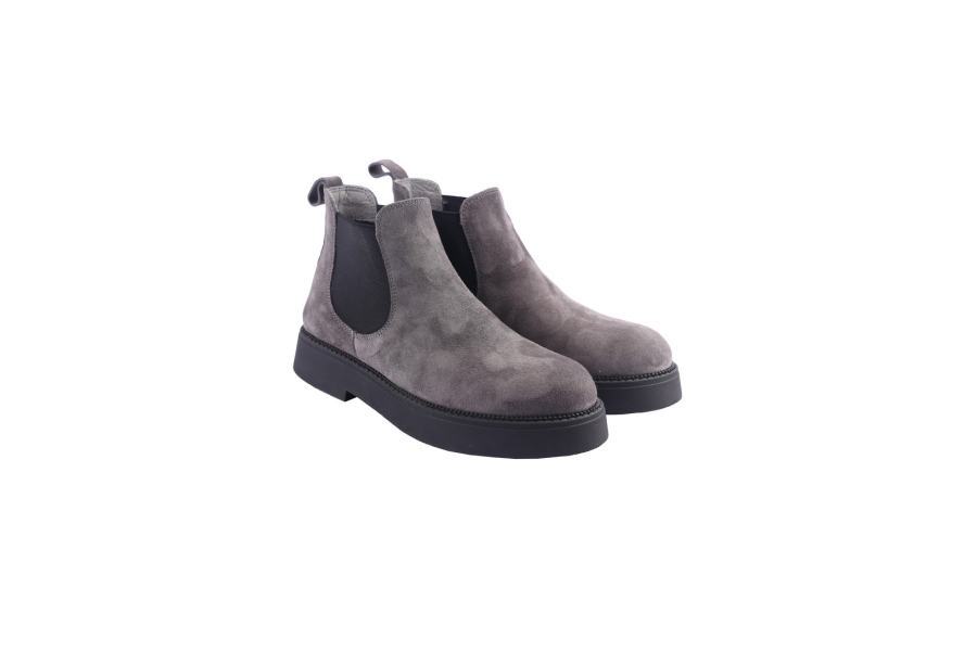 D.moro Shoes Women Suede Leather Ankle Boots For Winter: 545G Grey (Wholesale)