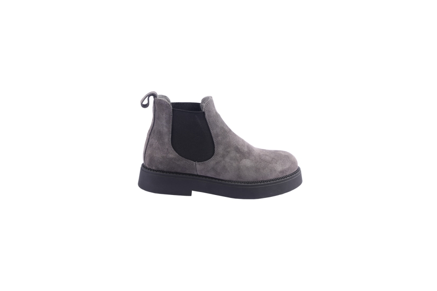 d.moro shoes Women Suede Leather Ankle Boots for Winter: 545G Grey (Wholesale)